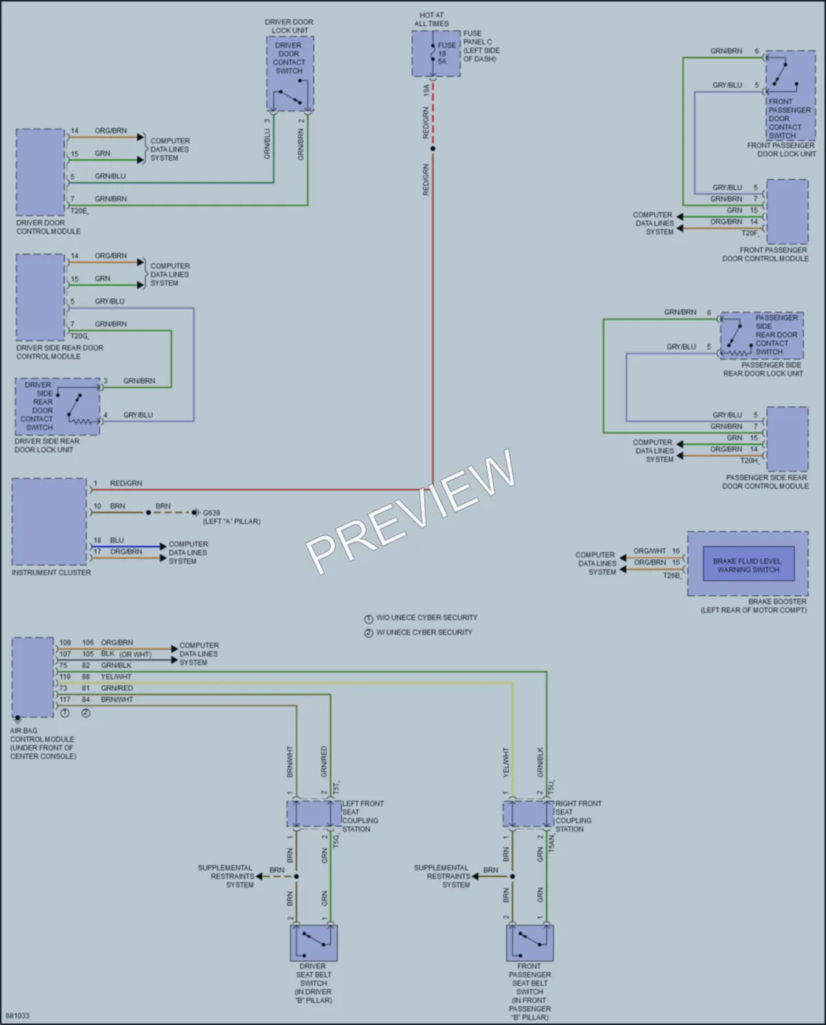 2024 Audi Q4etronSportback Warning Systems wiring diagram preview