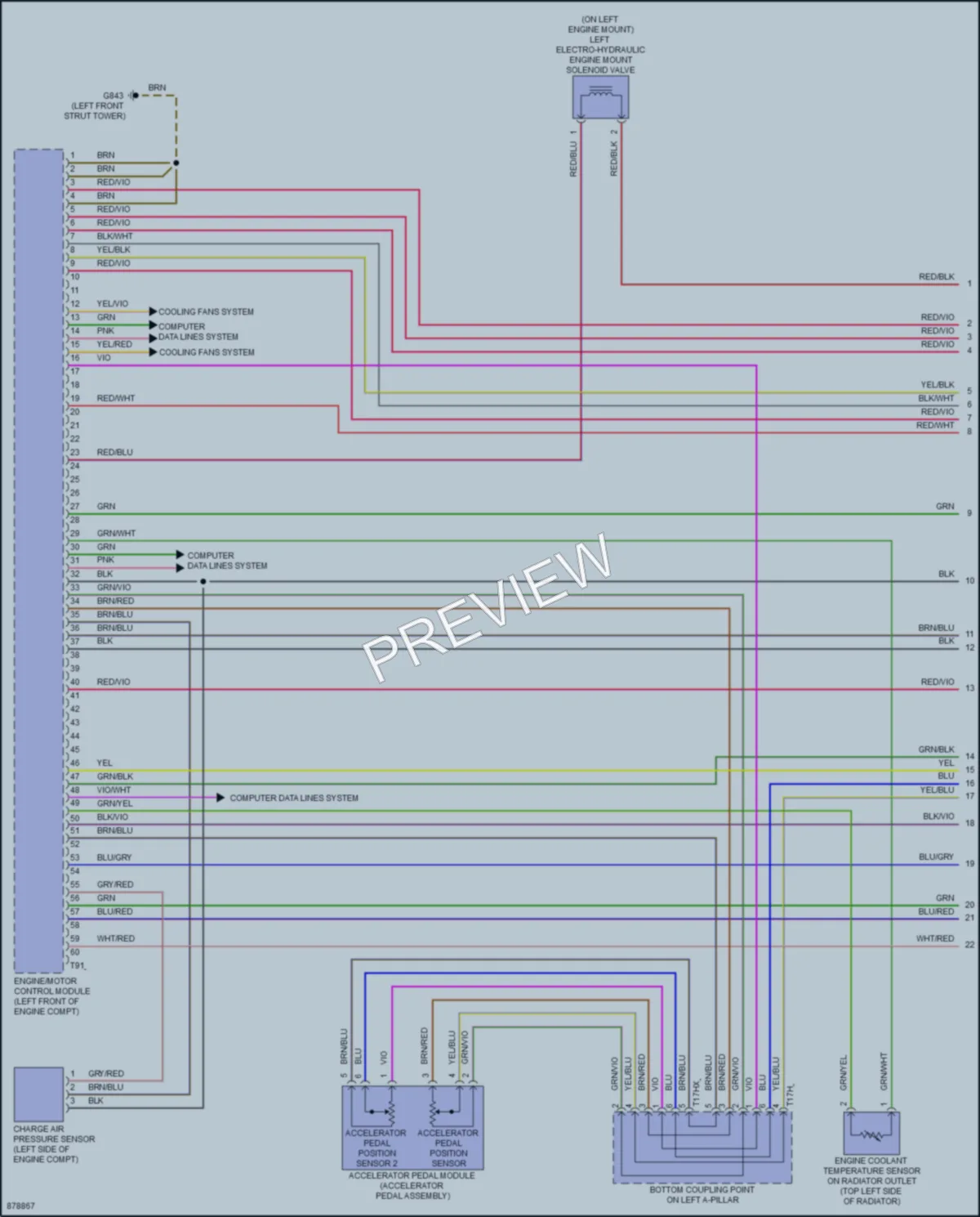 2024 Audi Q5Sportback Engine Performance wiring diagram preview