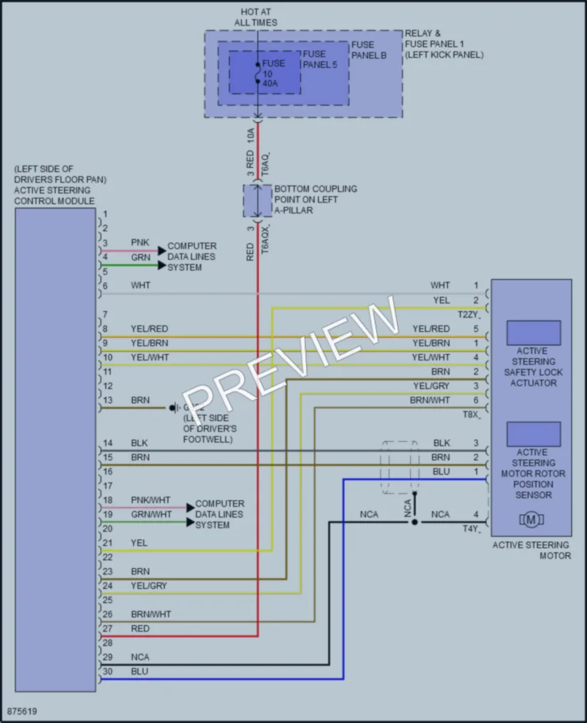 2024 Audi Q5e Electronic Power Steering wiring diagram preview