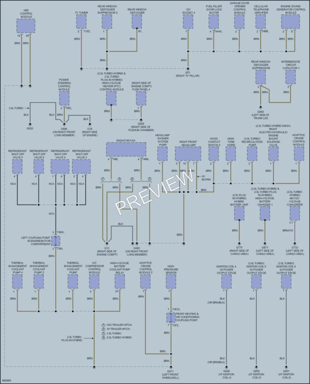 2024 Audi Q5e Ground Distribution wiring diagram preview