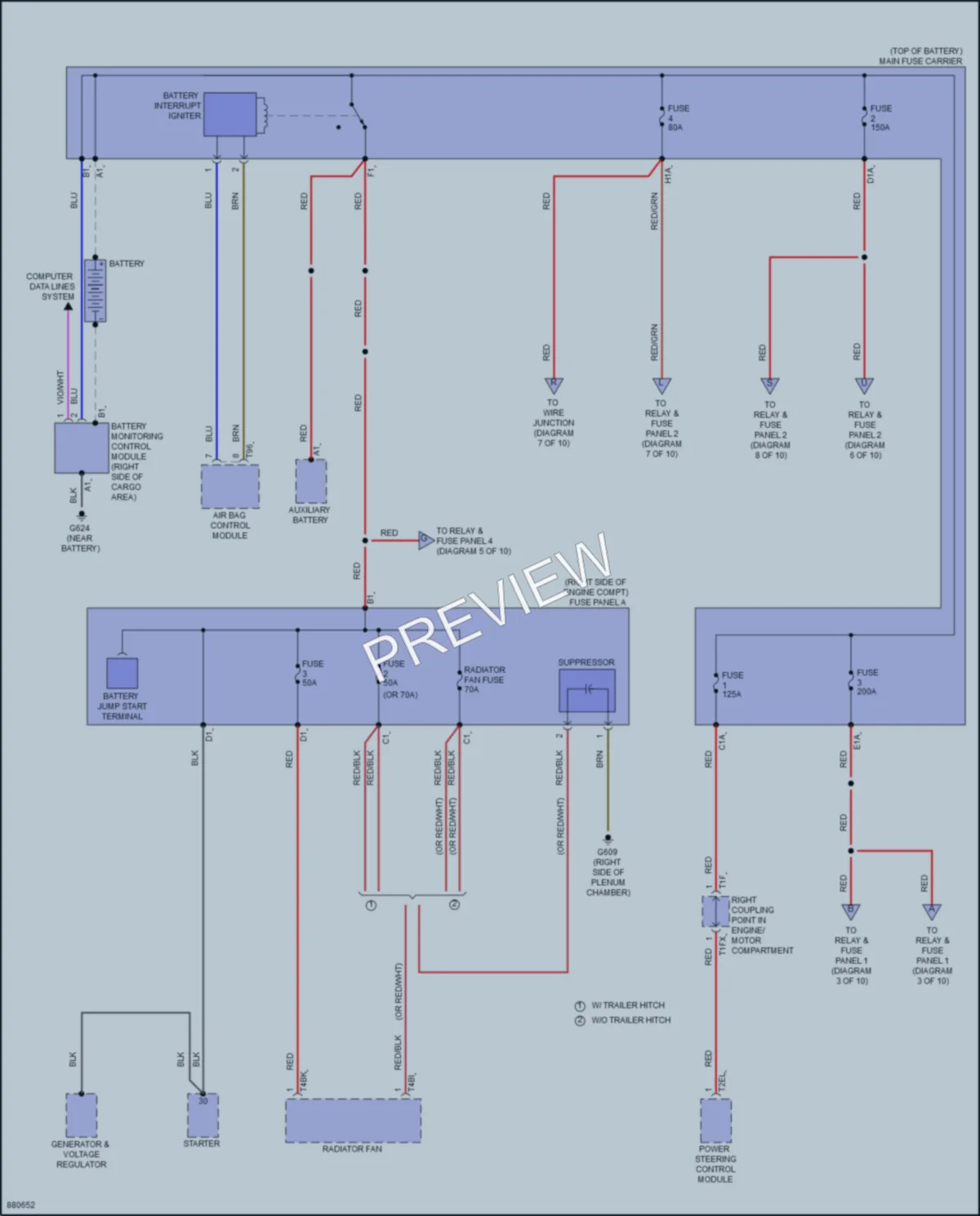 2024 Audi Q5e Power Distribution wiring diagram preview
