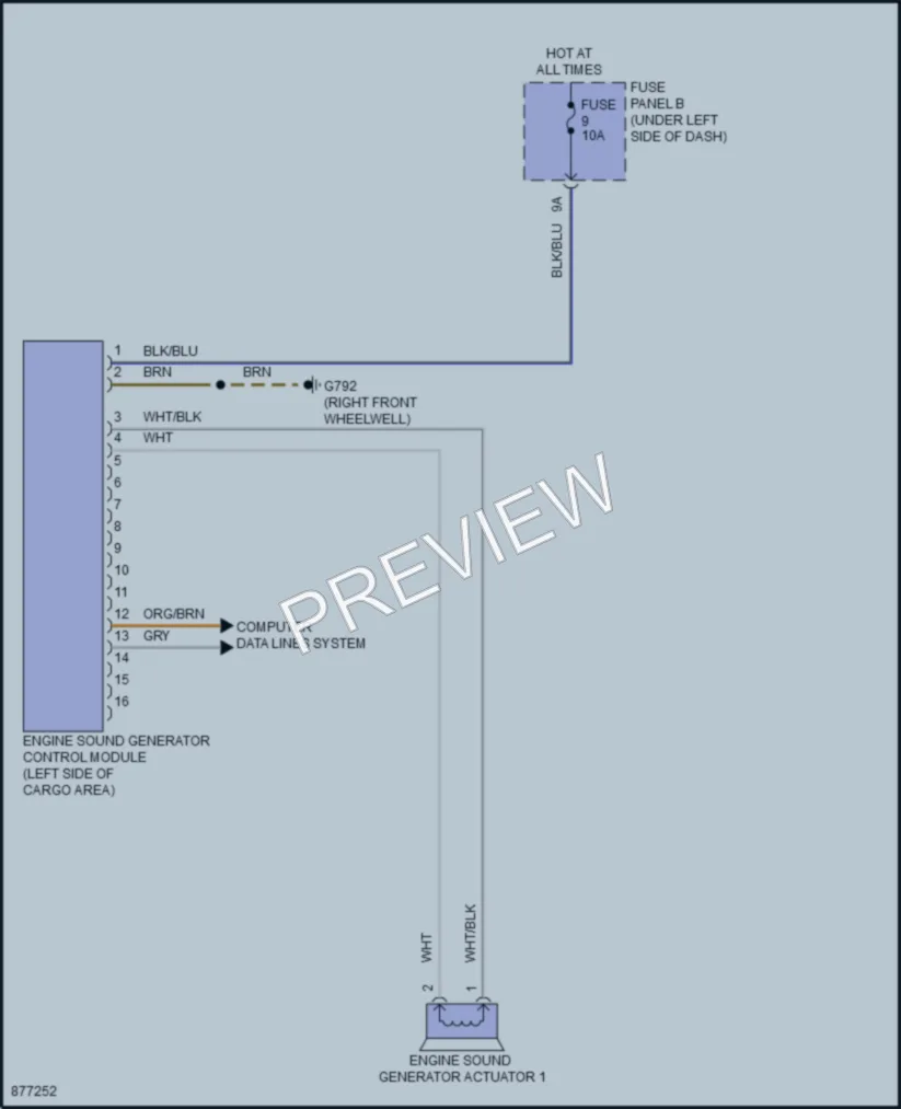 2024 Audi Q8etron Active Bodyworks wiring diagram preview