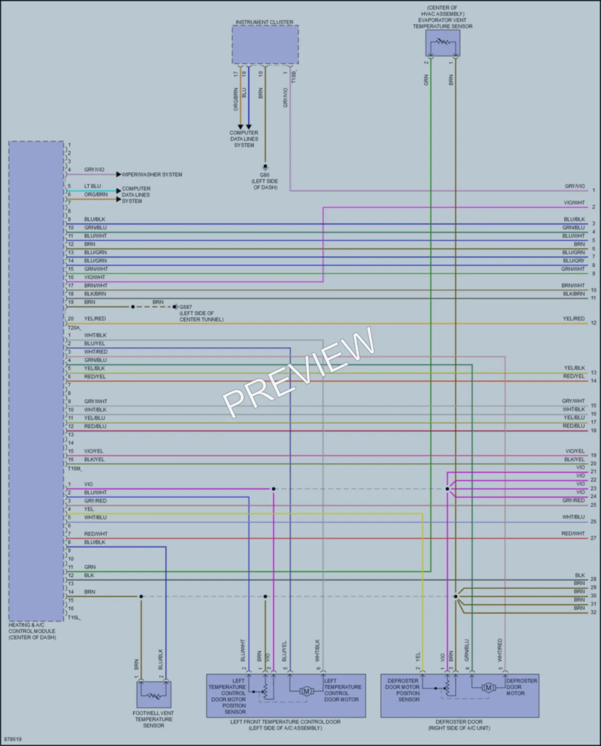 2024 Audi RS3 Air Conditioning wiring diagram preview