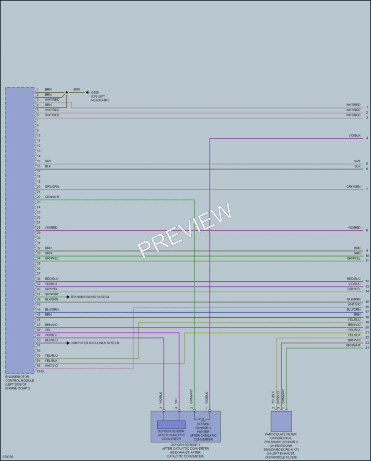 2024 Audi RS3 Engine Performance wiring diagram preview