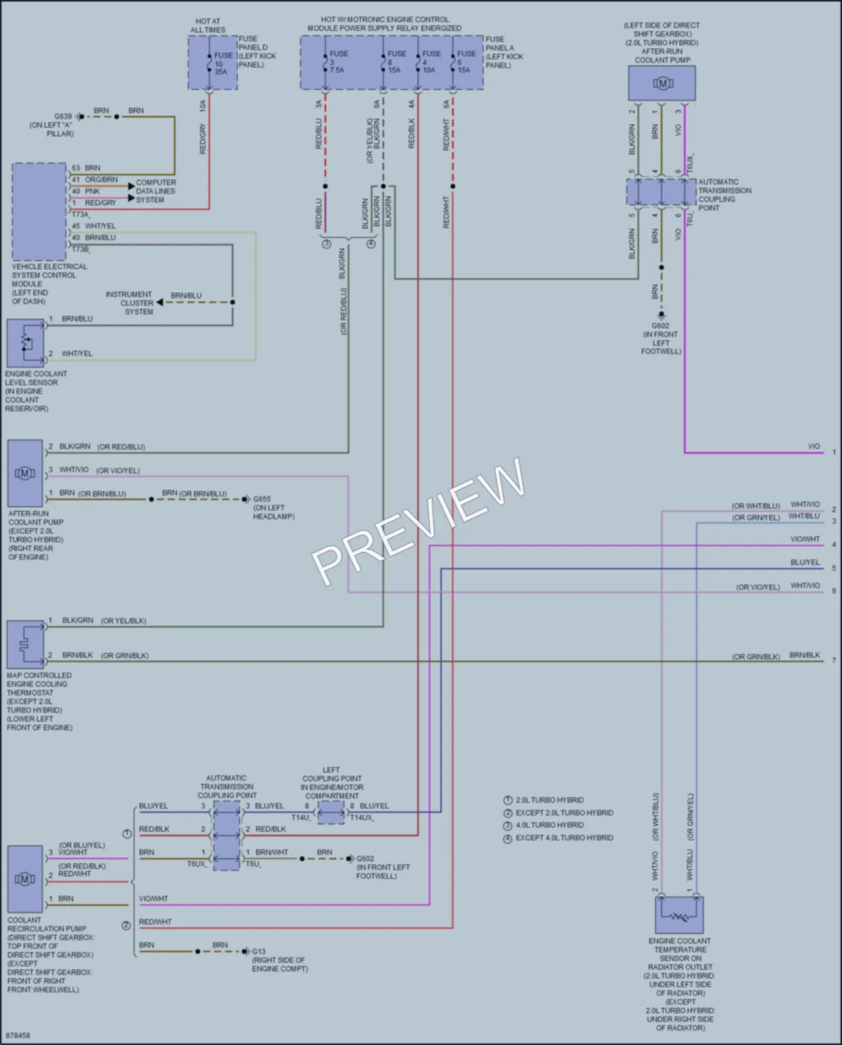 2024 Audi S6 Cooling Fan wiring diagram preview