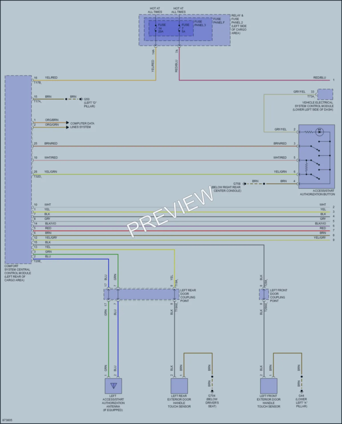 2024 Audi SQ5Sportback Anti Theft wiring diagram preview