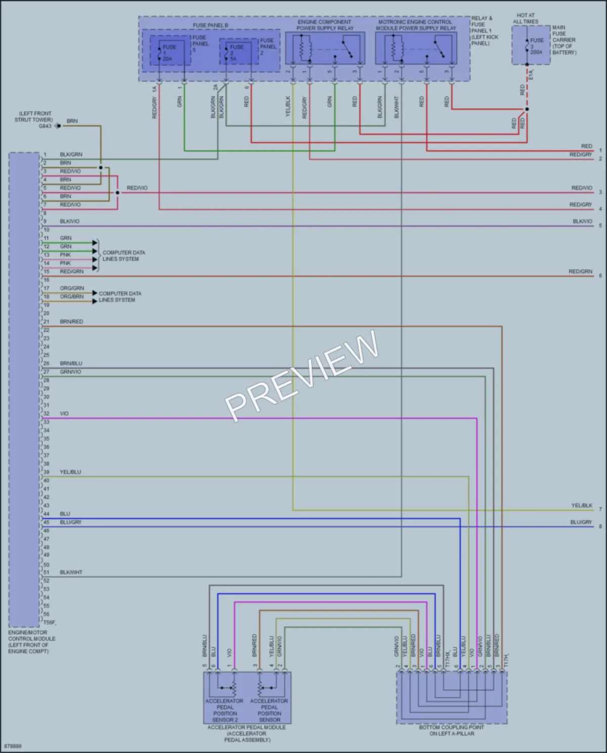 2024 Audi SQ5Sportback Engine Performance wiring diagram preview