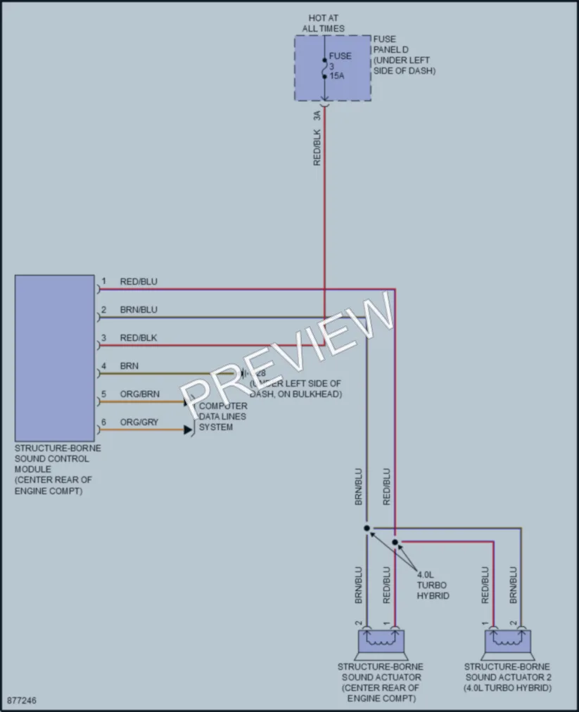 2024 Audi SQ8 Active Bodyworks wiring diagram preview
