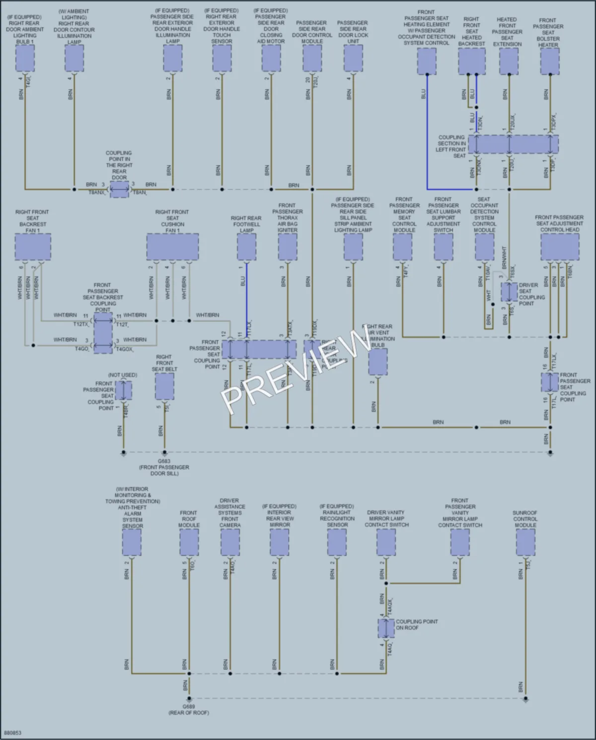 2024 Audi SQ8 Ground Distribution wiring diagram preview