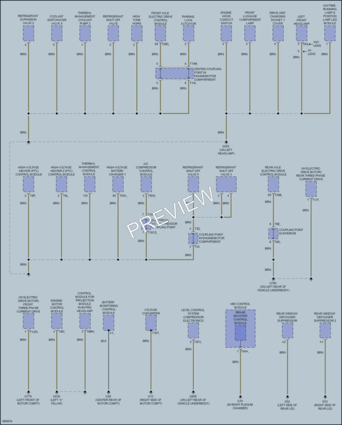 2024 Audi SQ8etron Ground Distribution wiring diagram preview