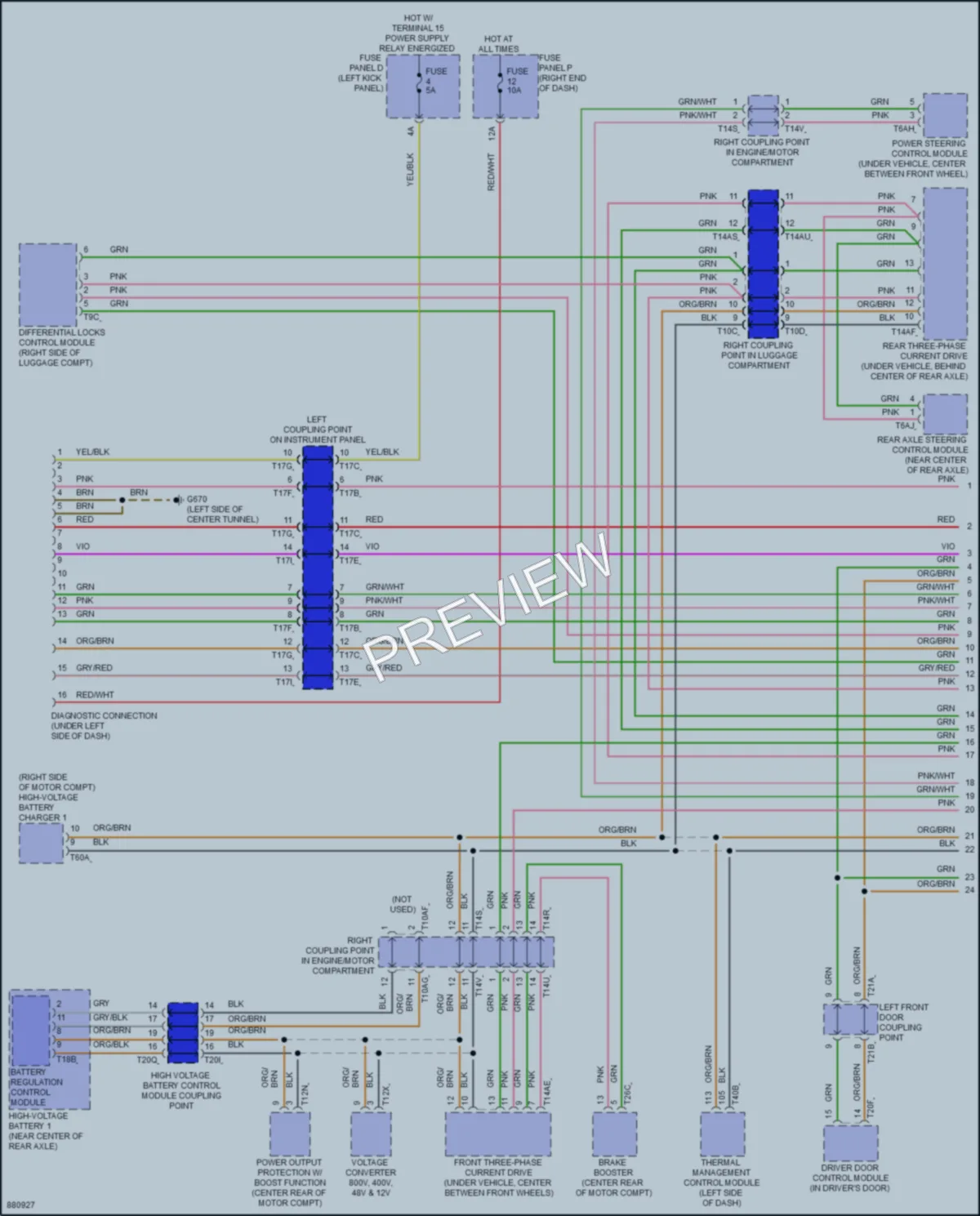2024 Audi etronGT Computer Data Lines wiring diagram preview