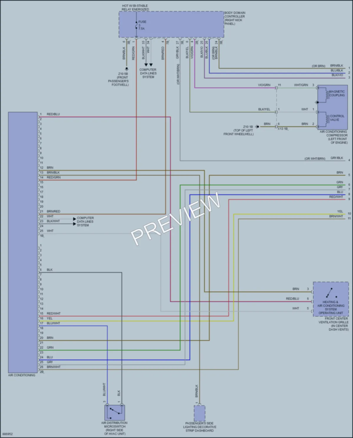 2024 BMW 228iGranCoupe Air Conditioning Wiring Diagrams protected preview