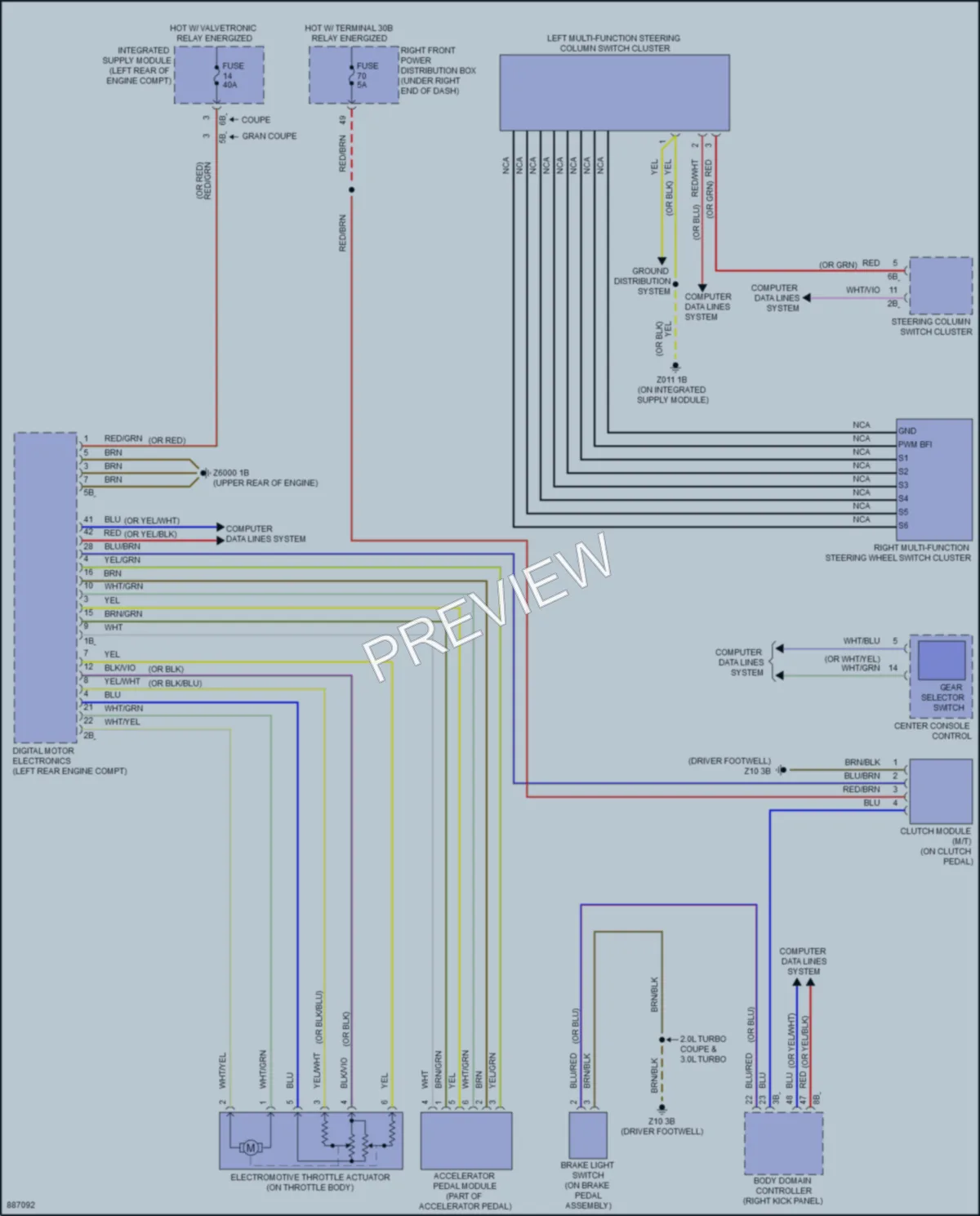 2024 BMW 228iGranCoupe Cruise Control Wiring Diagrams protected preview