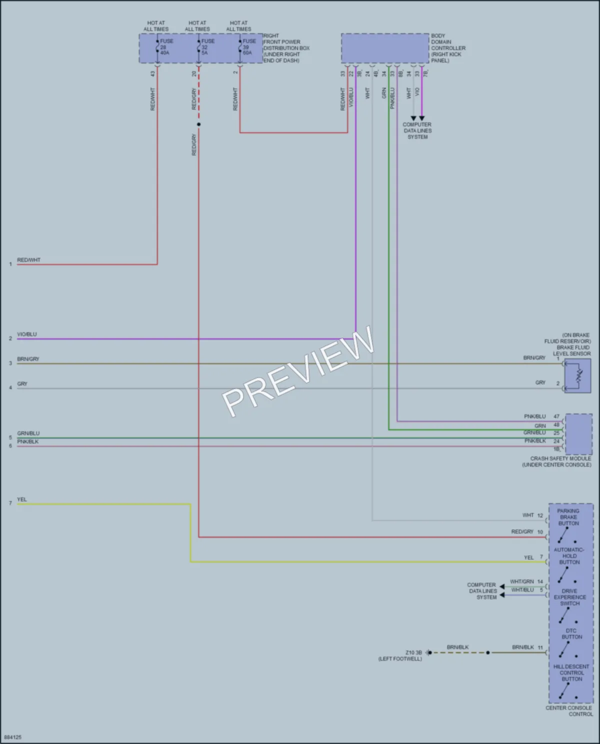 2024 BMW 430i Anti Lock Brakes wiring diagram preview