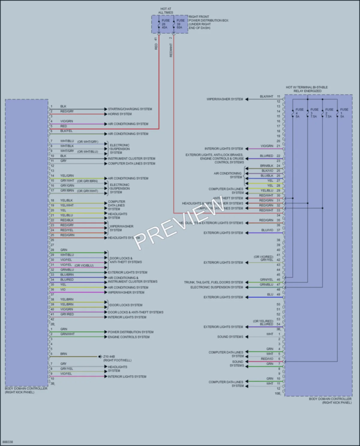 2024 BMW 430iGranCoupe Body Control Modules wiring diagram preview