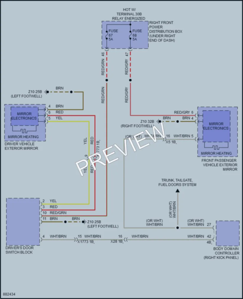 2024 BMW 430iGranCoupe Defoggers wiring diagram preview