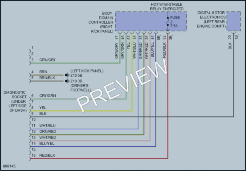 2024 BMW 840iGranCoupe Computer Data Lines wiring diagram preview