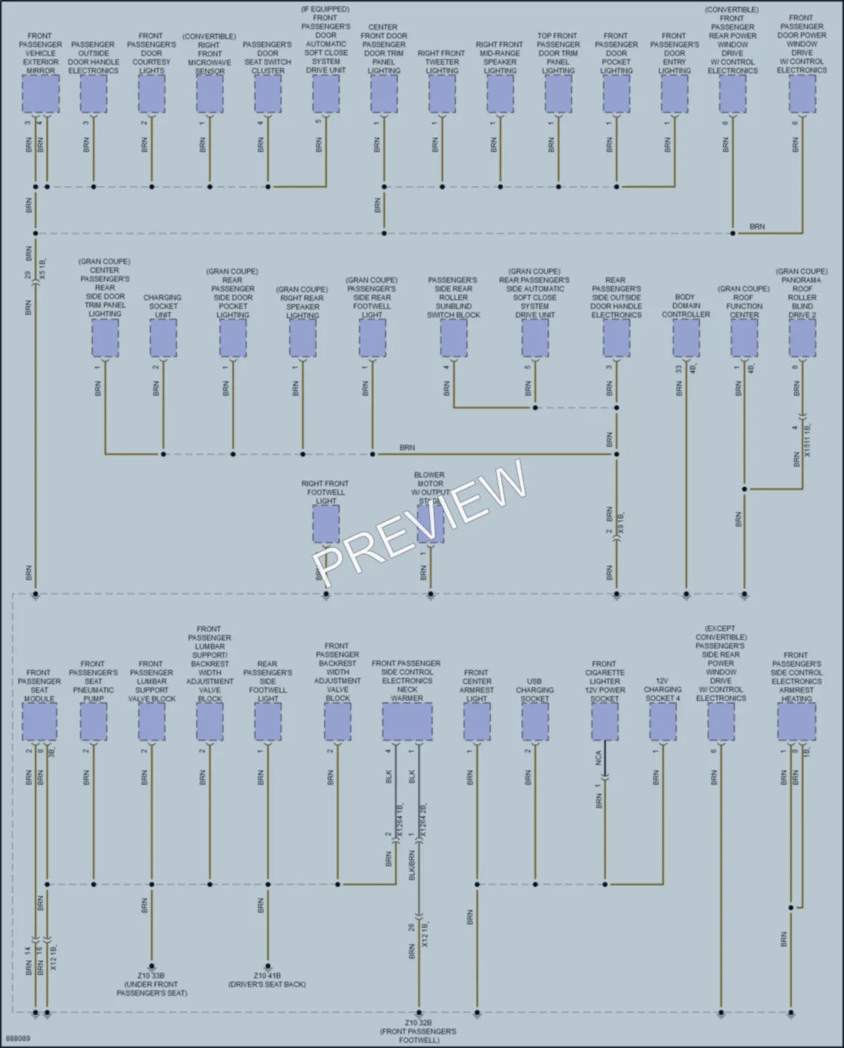 2024 BMW 840iGranCoupe Ground Distribution wiring diagram preview