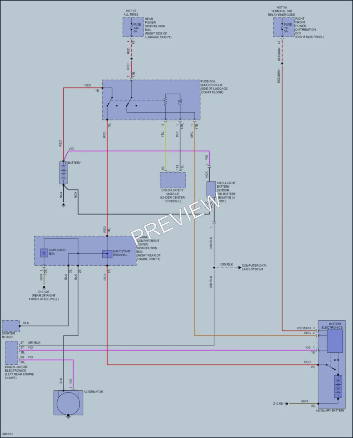 2024 BMW 840iGranCoupe Starting Charging wiring diagram preview