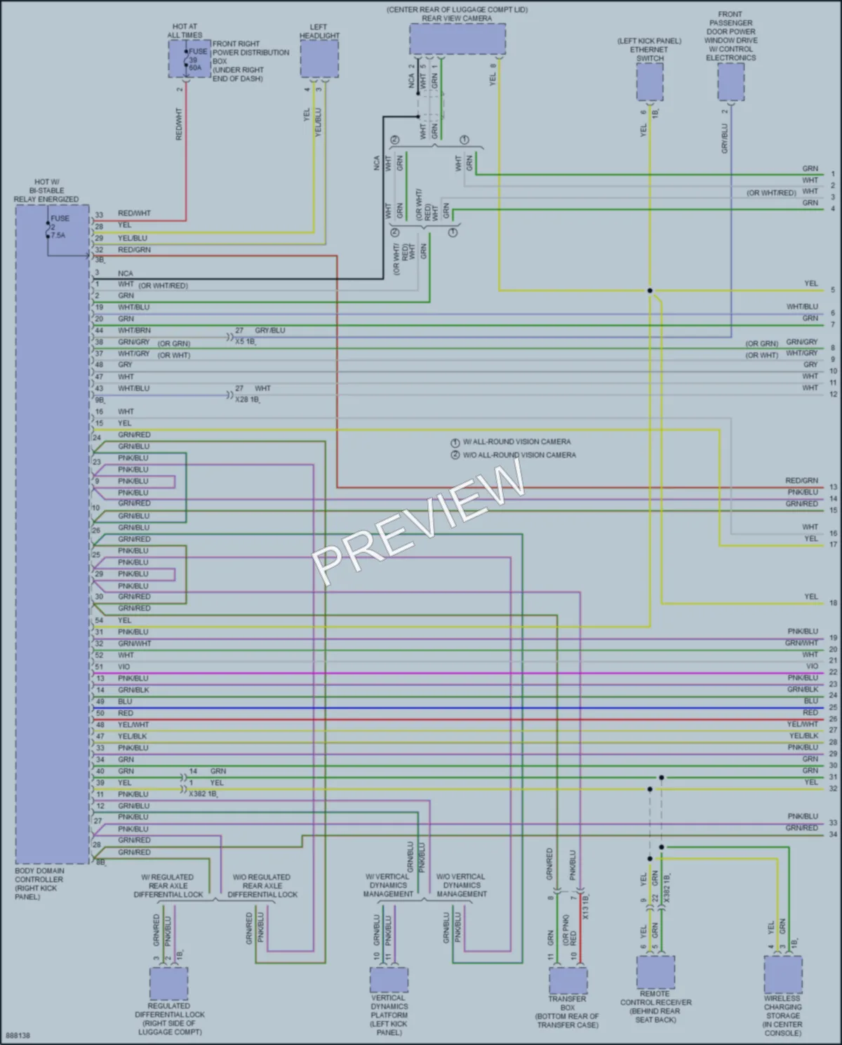 2024 BMW M2 Computer Data Lines wiring diagram preview