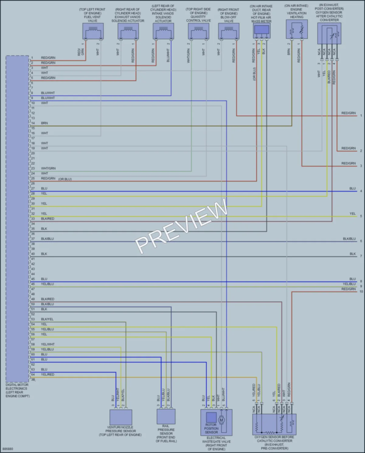 2024 BMW M235iGranCoupe Engine Performance wiring diagram preview