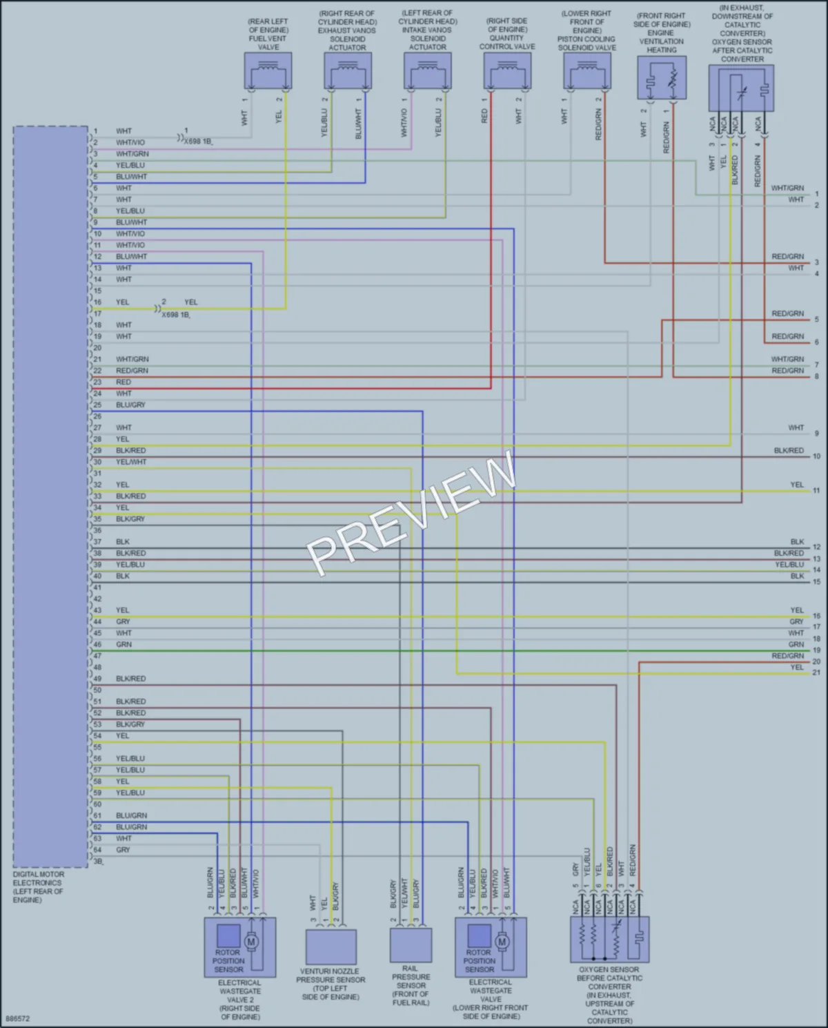 2024 BMW M3 Engine Performance wiring diagram preview