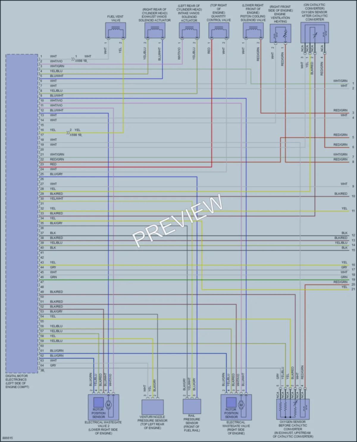 2024 BMW M4 Engine Performance wiring diagram preview