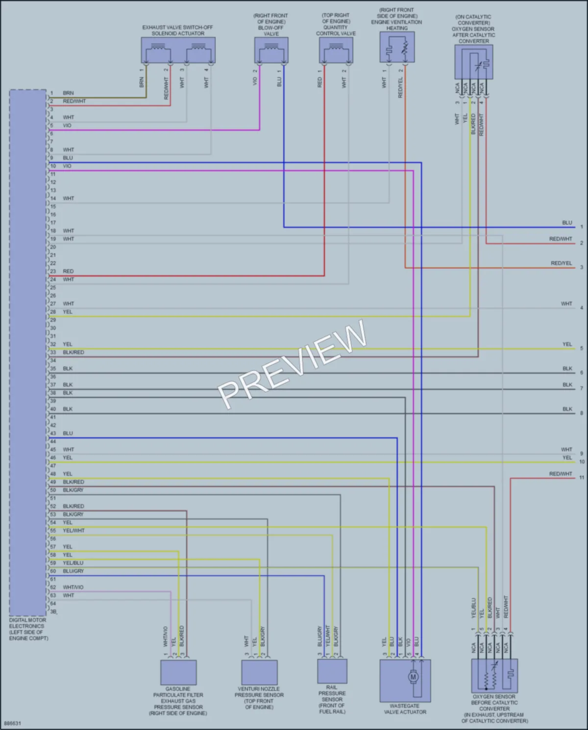 2024 BMW M440i Engine Performance wiring diagram preview