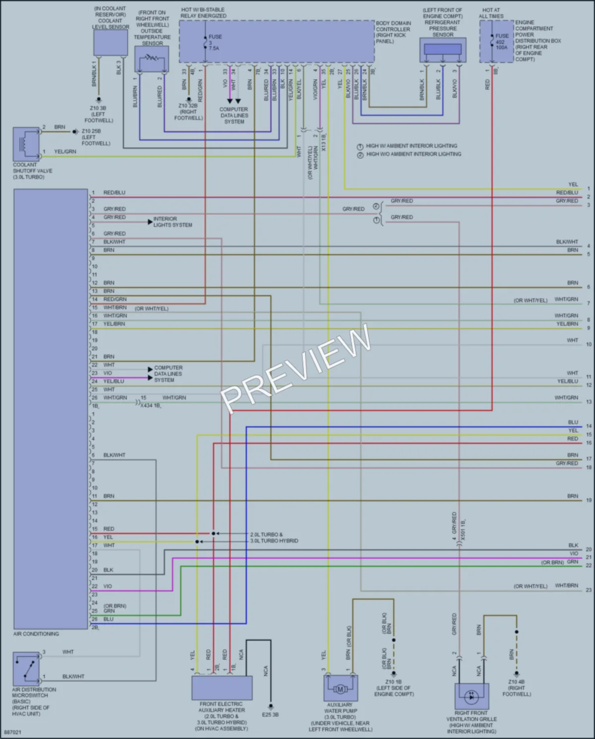 2024 BMW M440iGranCoupe Air Conditioning wiring diagram preview