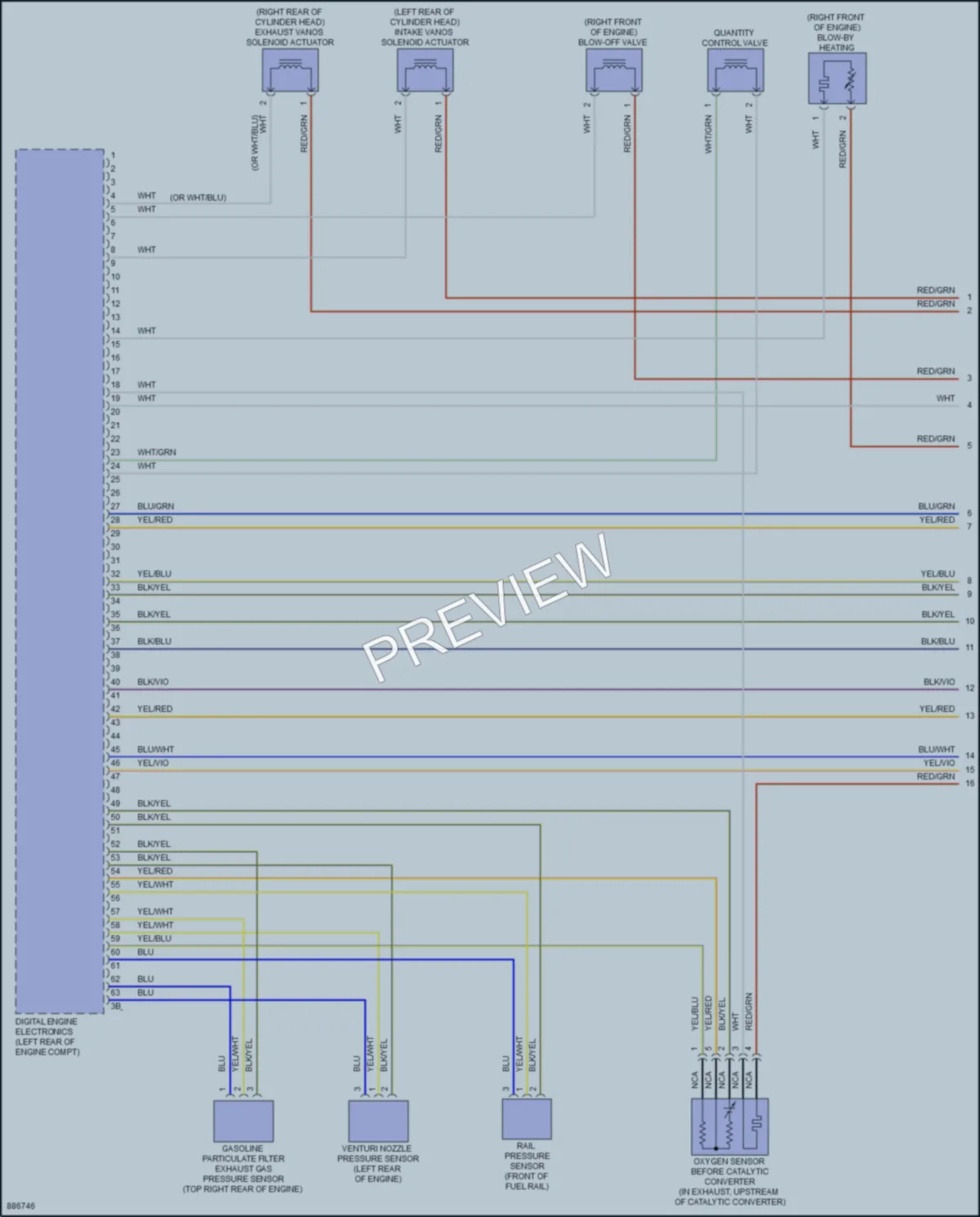 2024 BMW X1SAV Engine Performance wiring diagram preview