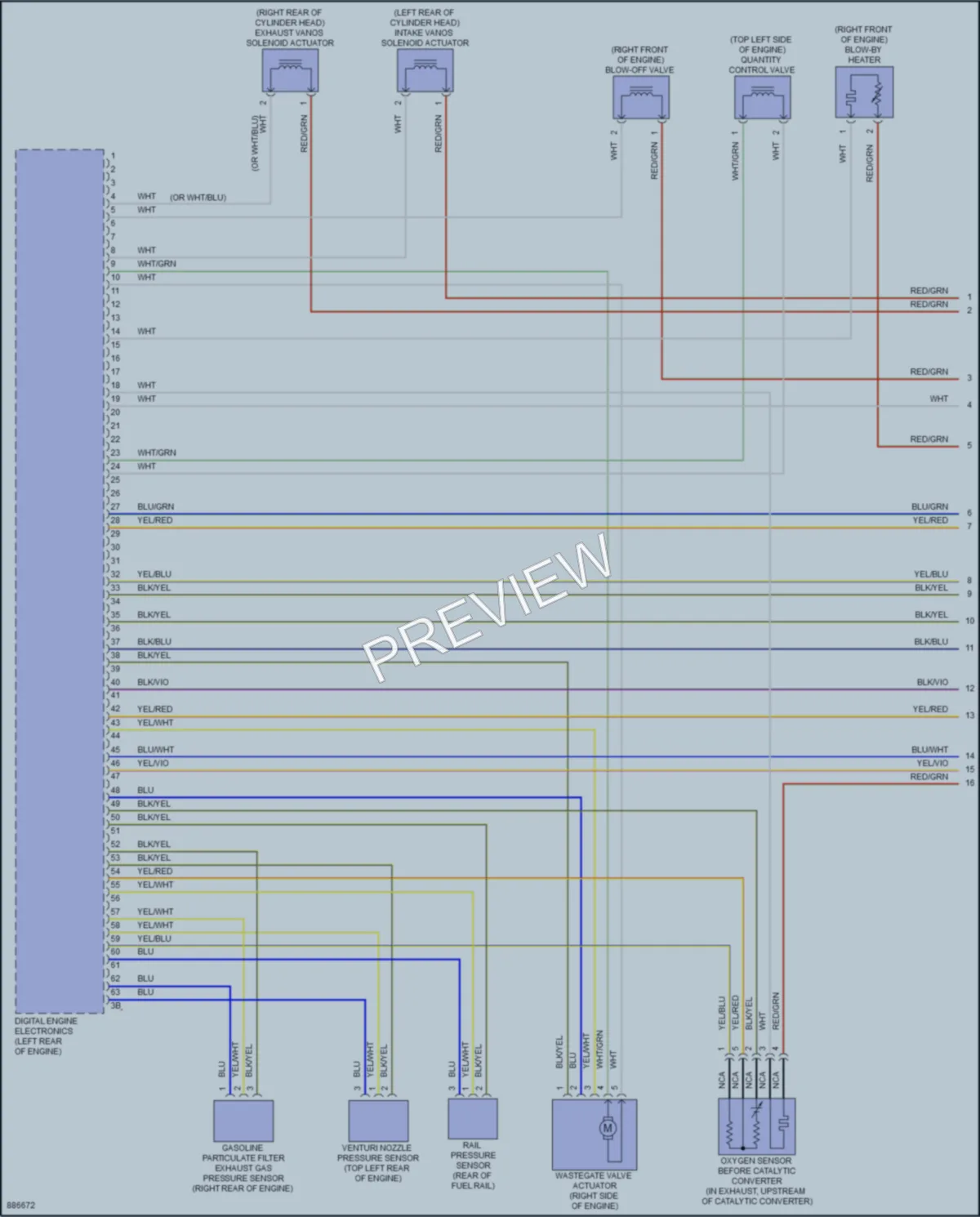 2024 BMW X2 Engine Performance wiring diagram preview