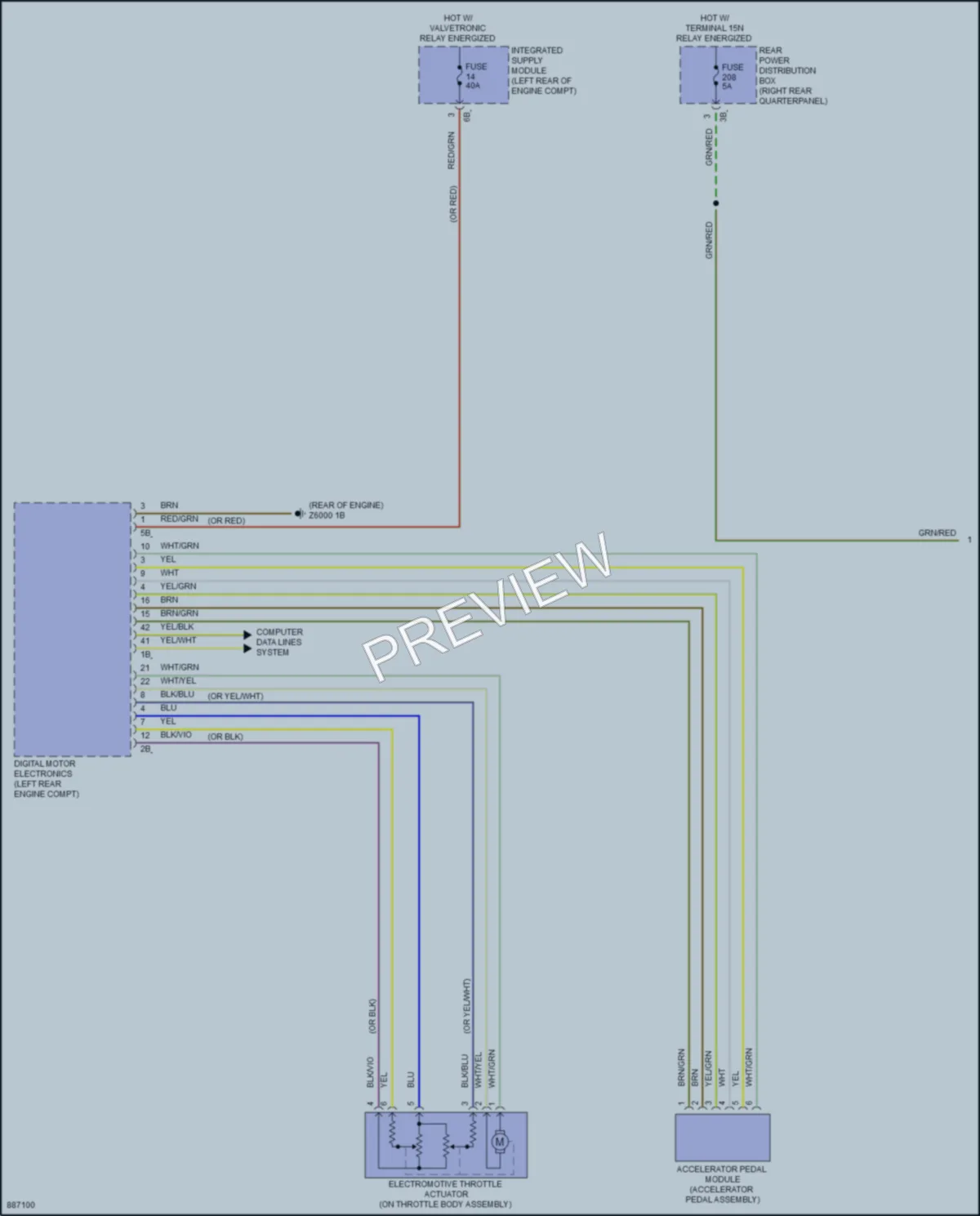 2024 BMW X3 Cruise Control wiring diagram preview