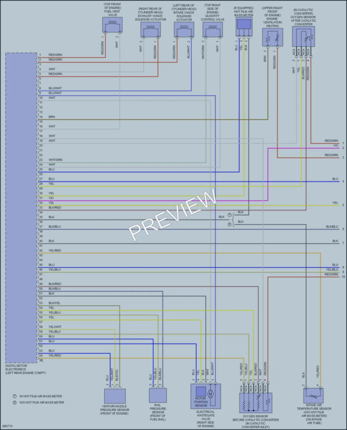 2024 BMW X3 Engine Performance wiring diagram preview