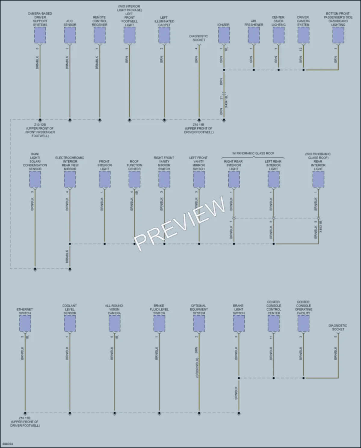2024 BMW X3 Ground Distribution wiring diagram preview