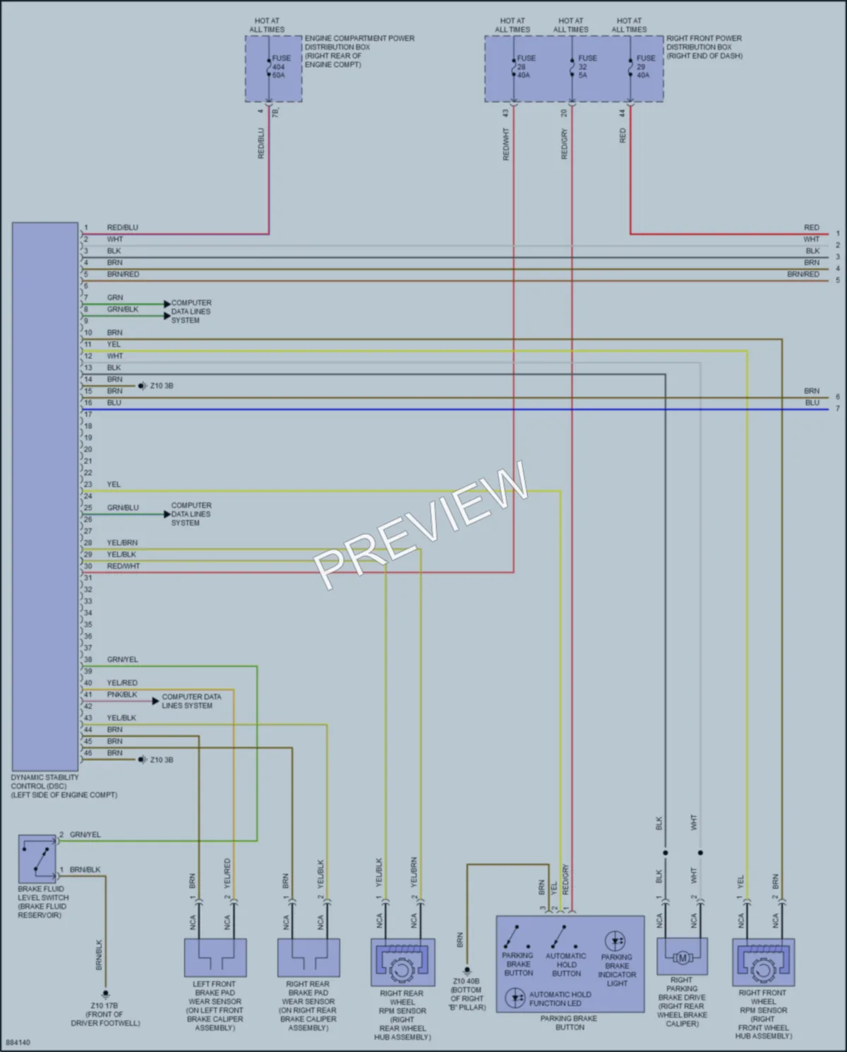 2024 BMW X4M Anti Lock Brakes wiring diagram preview
