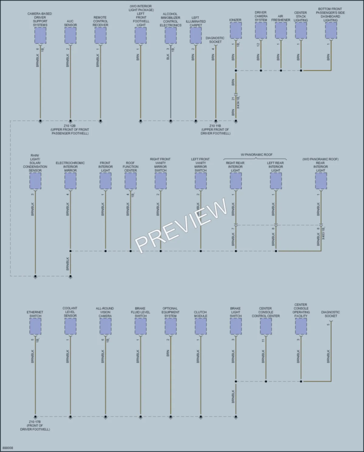 2024 BMW X4M Ground Distribution wiring diagram preview