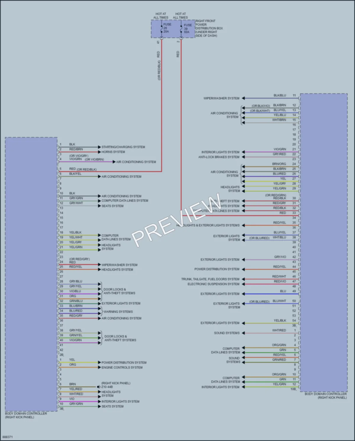 2024 BMW X5 Body Control Modules wiring diagram preview