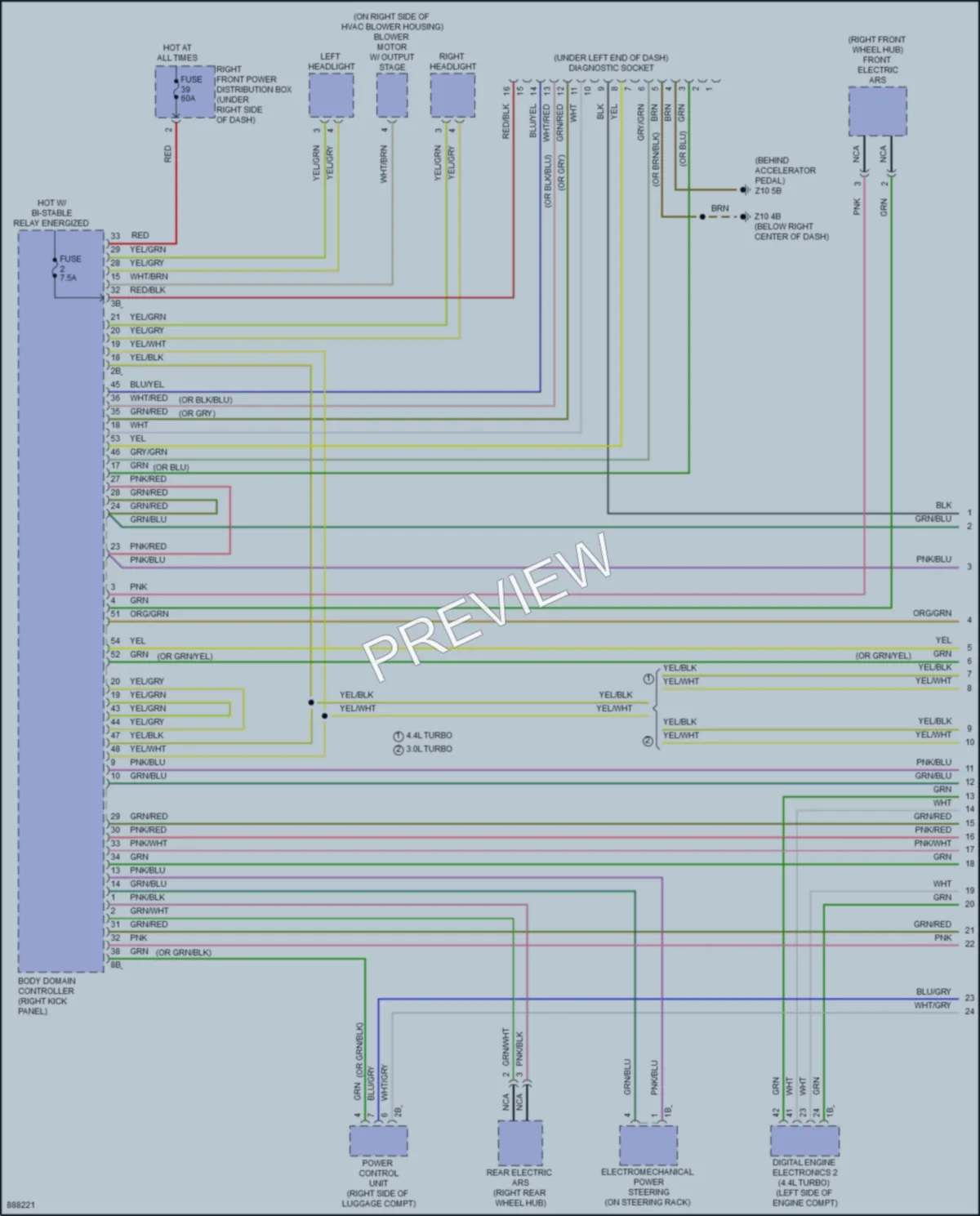 2024 BMW X7 Computer Data Lines wiring diagram preview