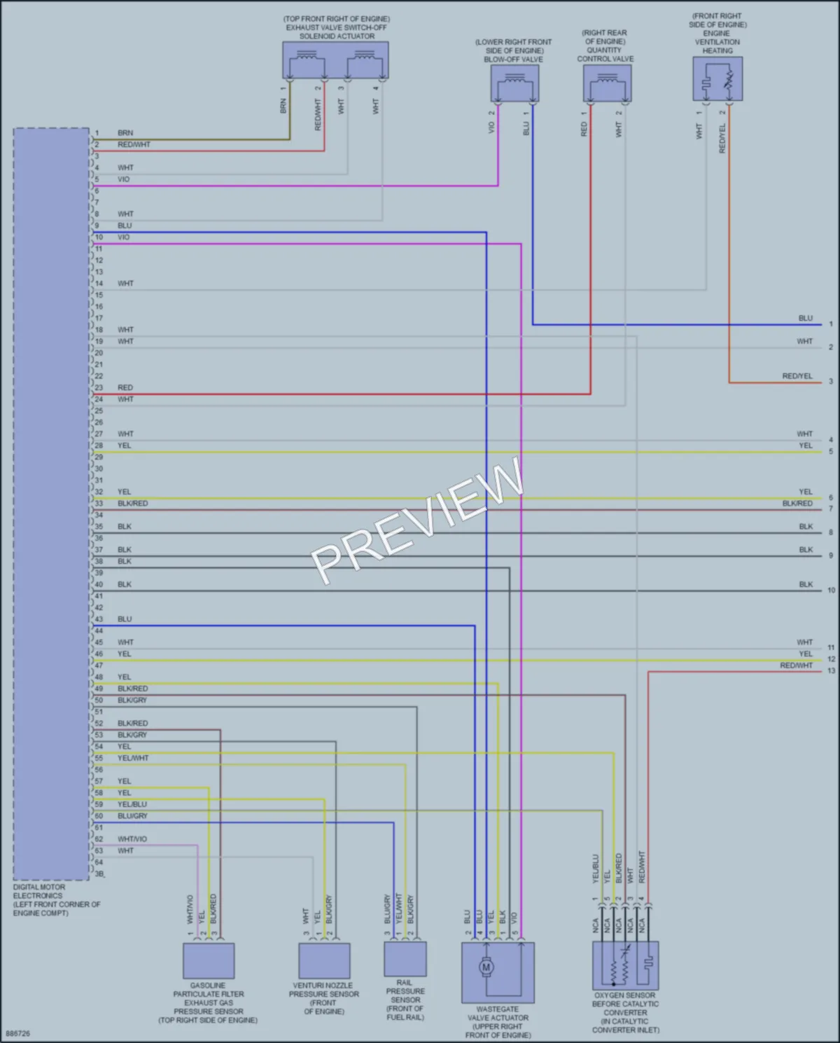 2024 BMW X7 Engine Performance wiring diagram preview