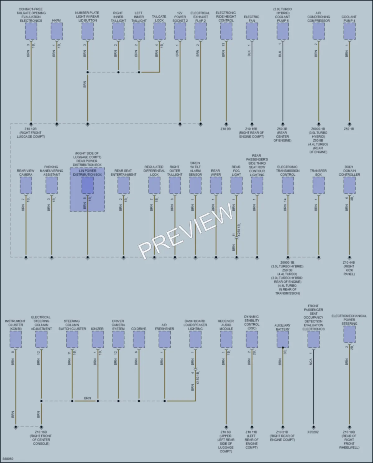 2024 BMW X7 Ground Distribution wiring diagram preview