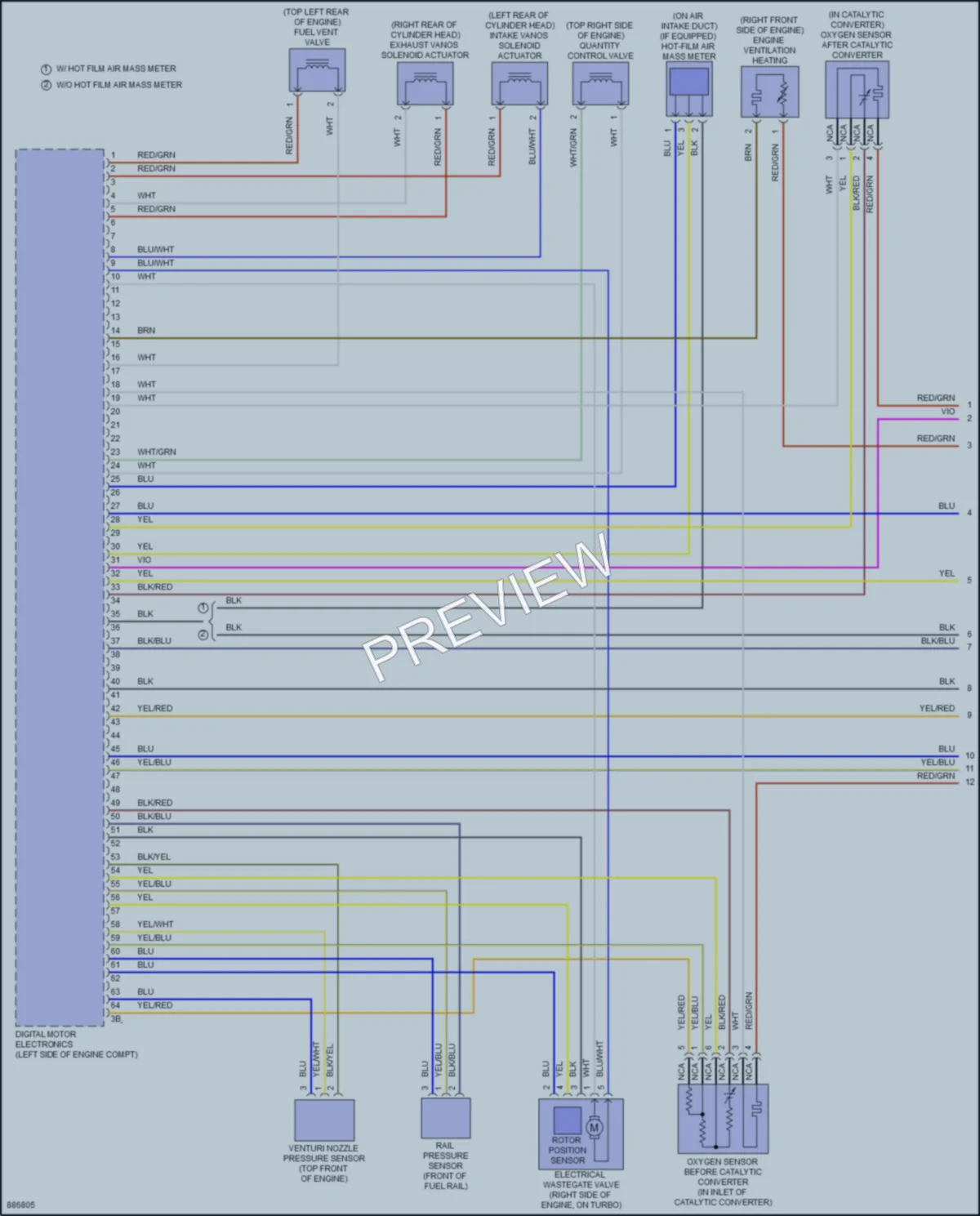 2024 BMW Z4 Engine Performance wiring diagram preview