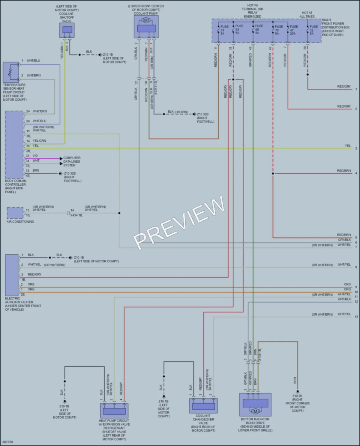 2024 BMW i4GranCoupe Cooling Fan wiring diagram preview