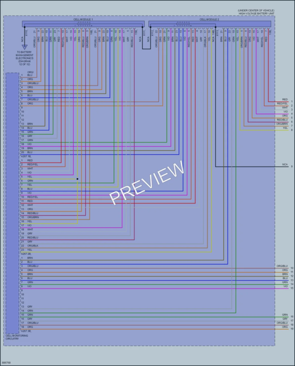 2024 BMW i4GranCoupe Engine Performance wiring diagram preview