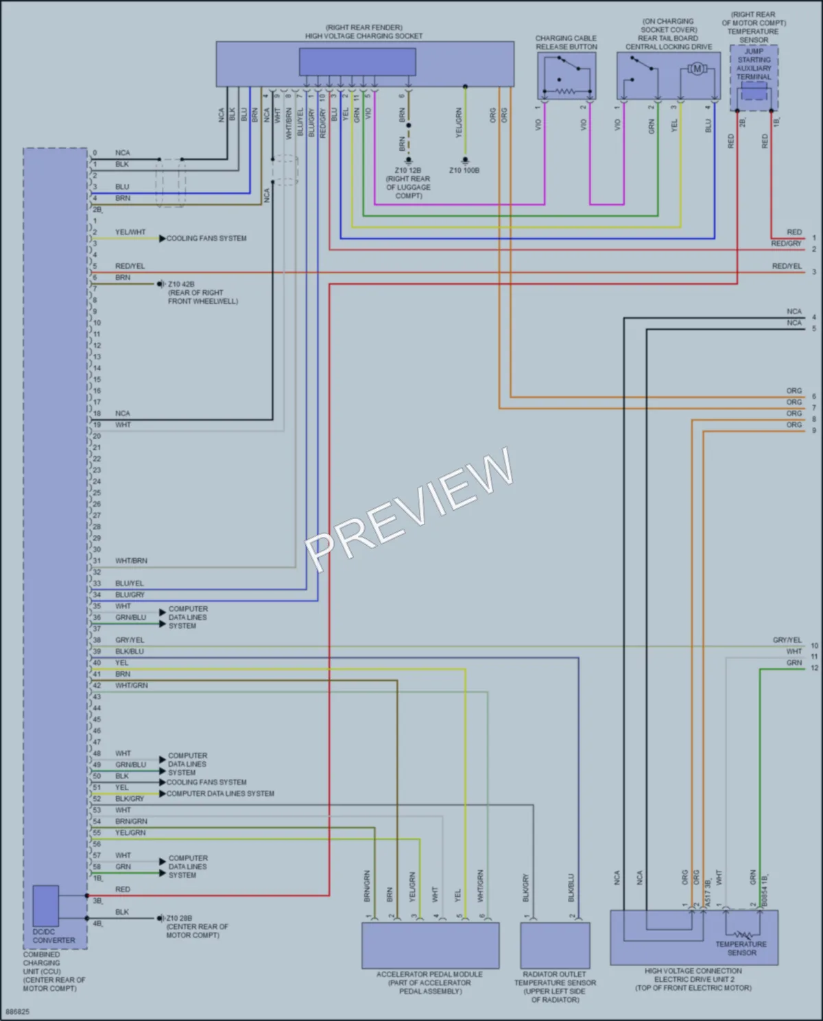 2024 BMW i5 Engine Performance wiring diagram preview