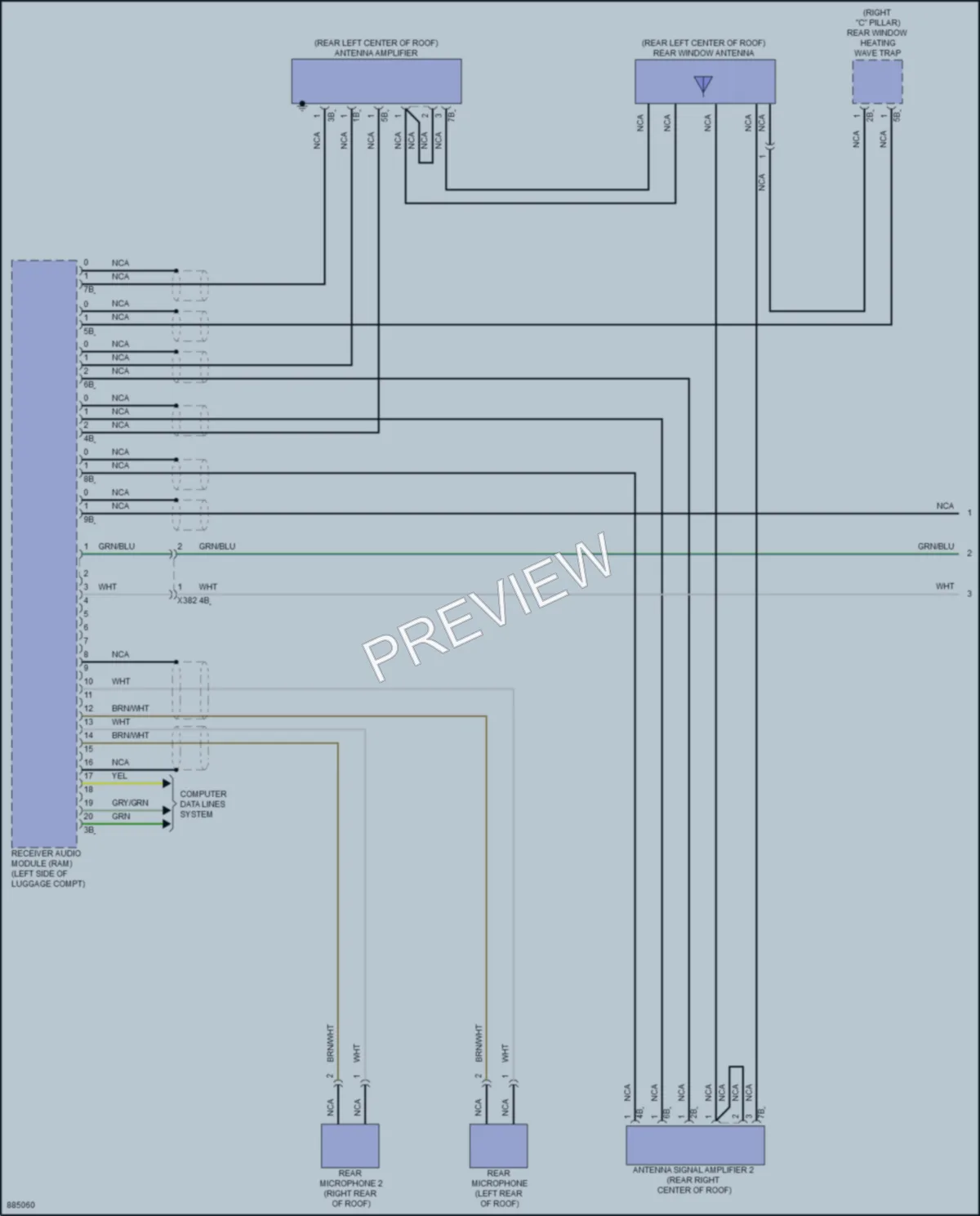 2024 BMW i5 Radio wiring diagram preview