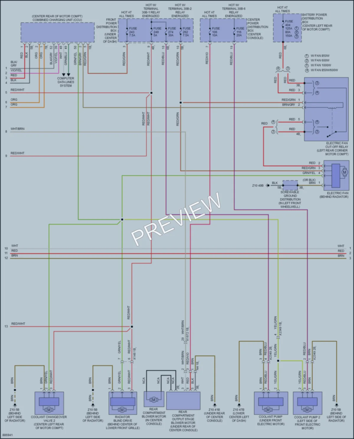 2024 BMW iX Air Conditioning wiring diagram preview