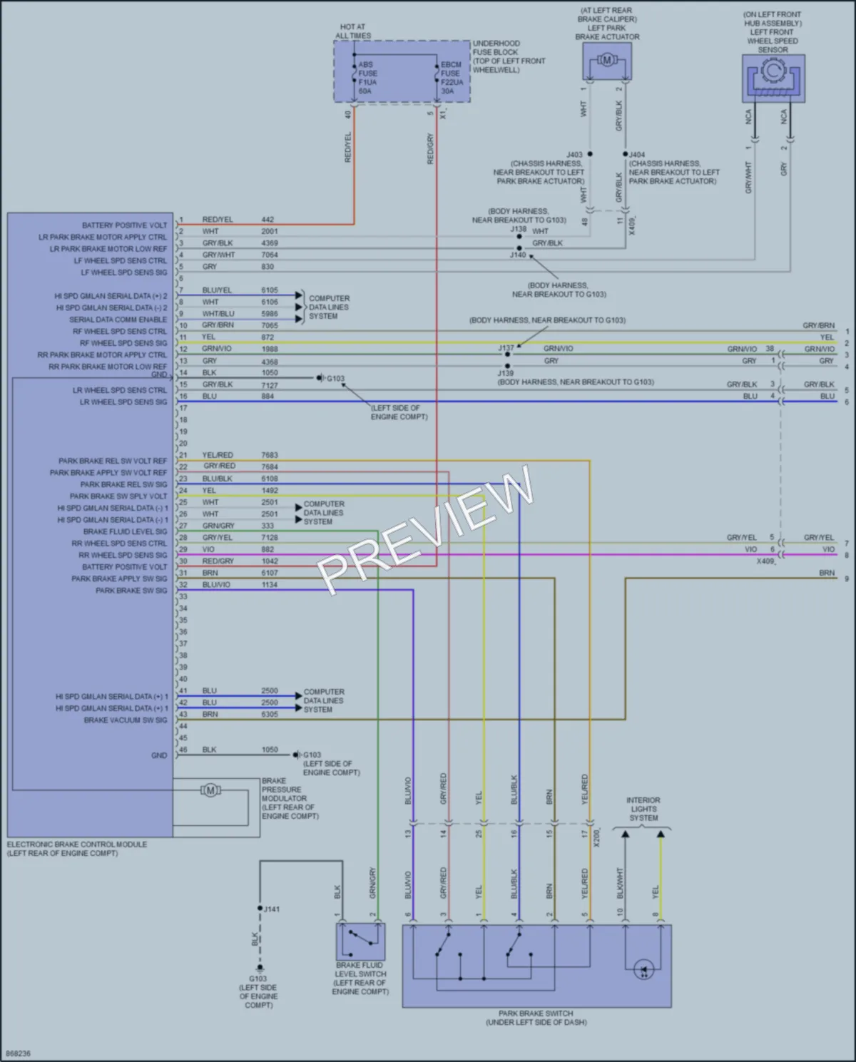 2024 Buick Enclave Anti Lock Brakes Wiring Diagrams protected preview