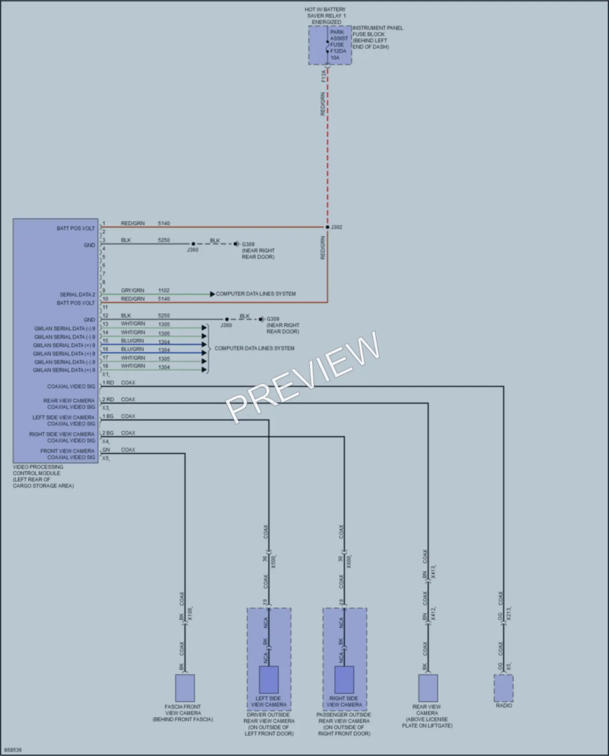 2024 Buick EncoreGX Navigation wiring diagram preview