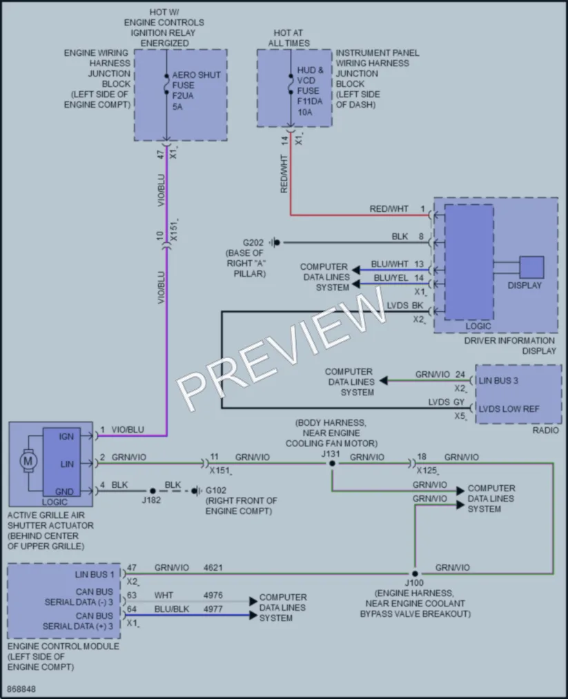 2024 Buick Envision Active Bodyworks wiring diagram preview