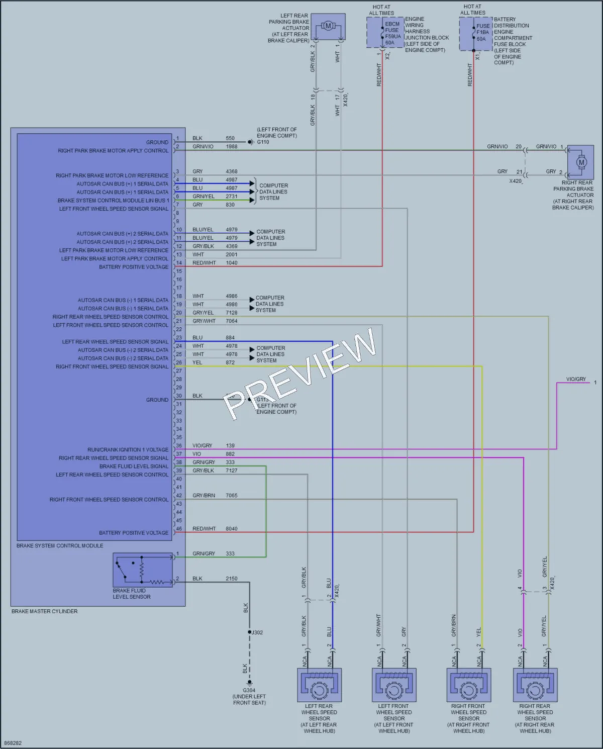 2024 Buick Envision Anti Lock Brakes wiring diagram preview